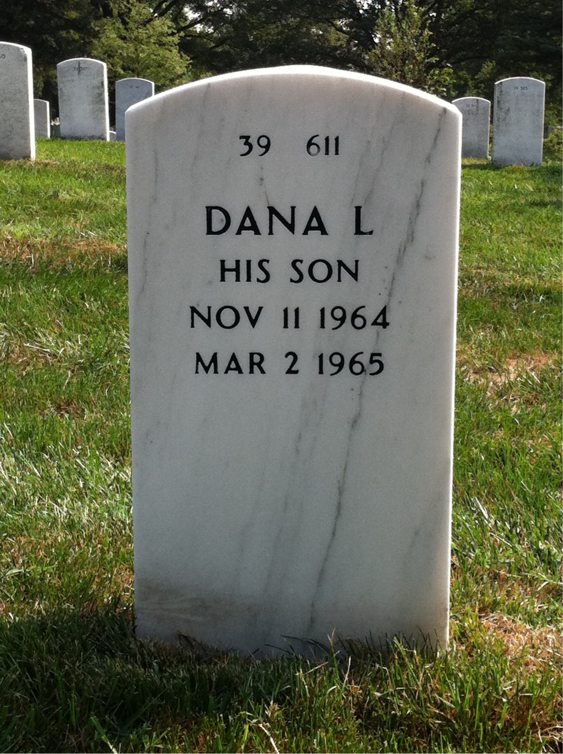 Back of headstone — David Wheeler