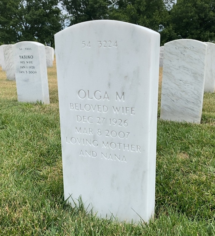 Back of headstone — Richard Macgarva