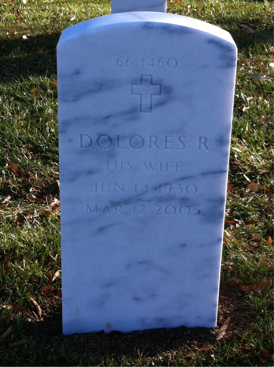 Back of headstone — Joseph Ryan