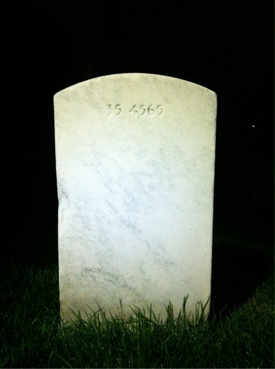 Back of headstone — John Bottesch