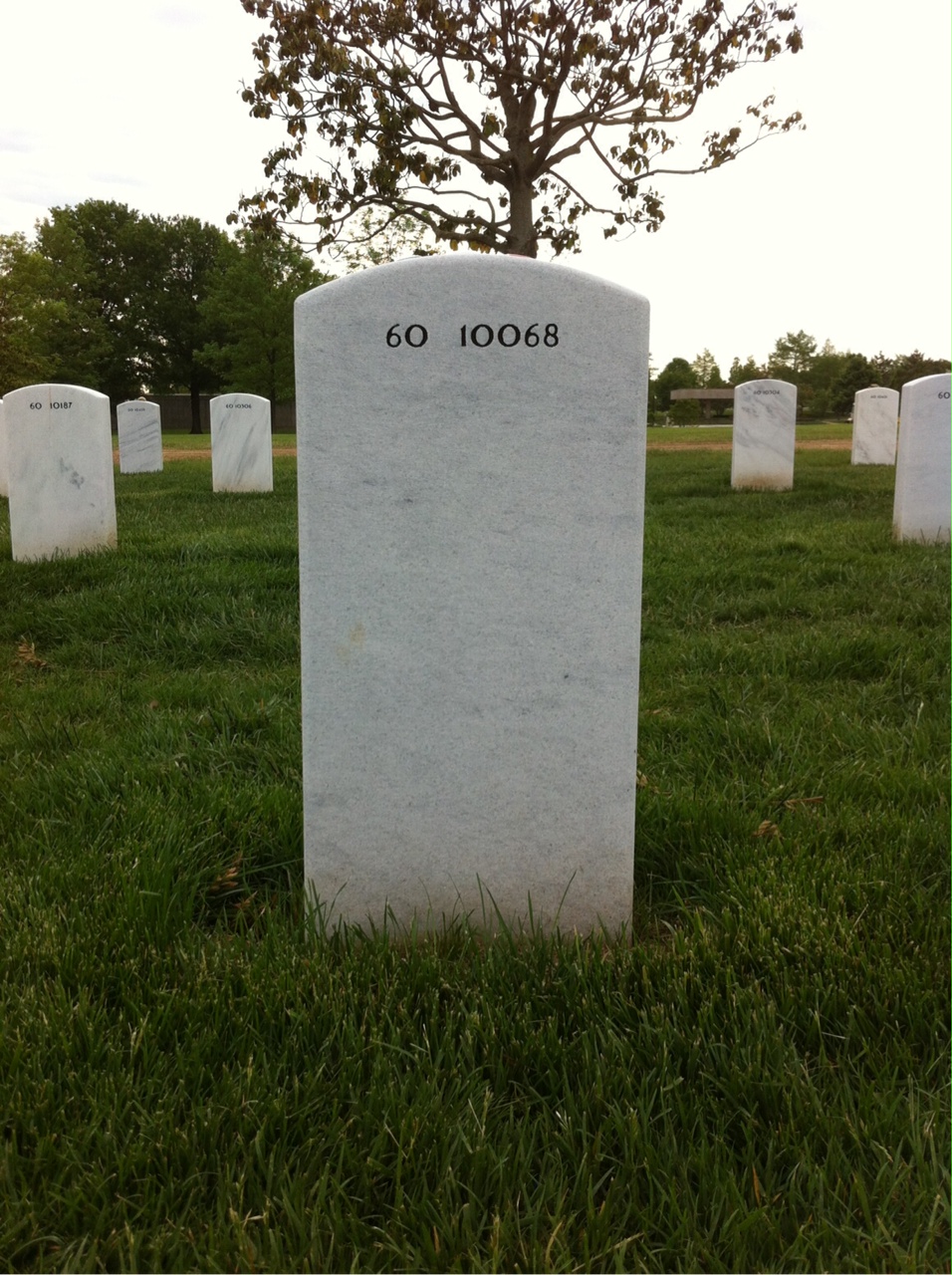 Back of headstone — Sean Brazas