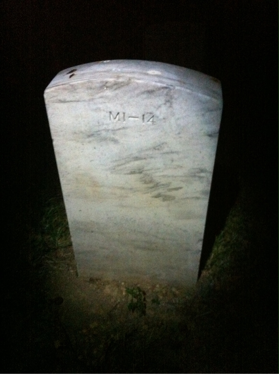 Headstone of Frederick John Sutter