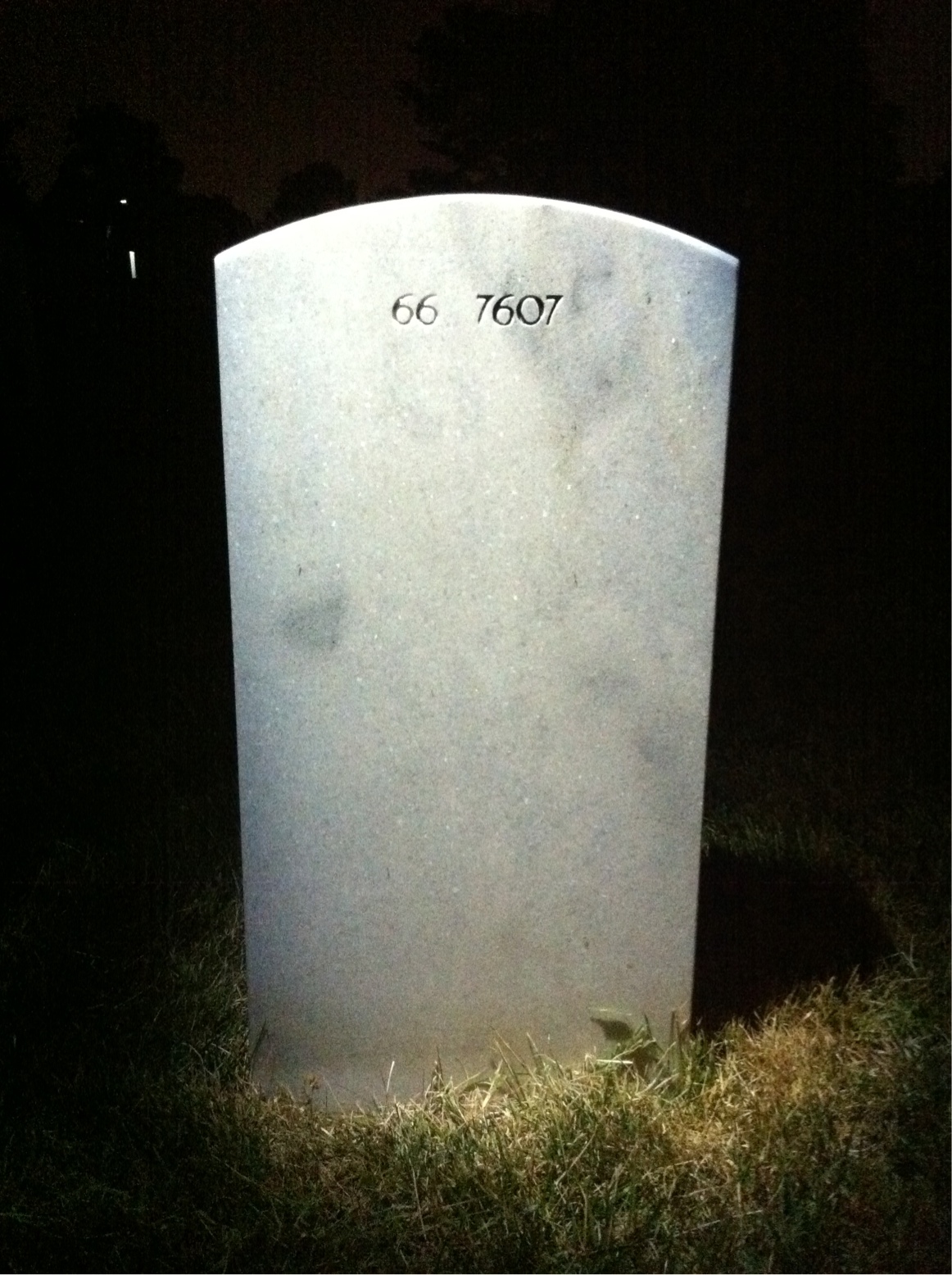 Back of headstone — Walter John Giller