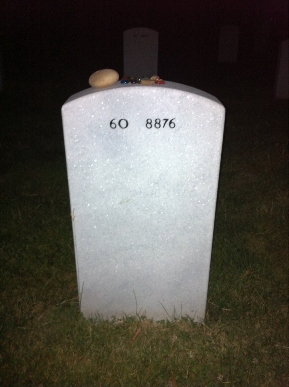 Back of headstone — Francis Toner