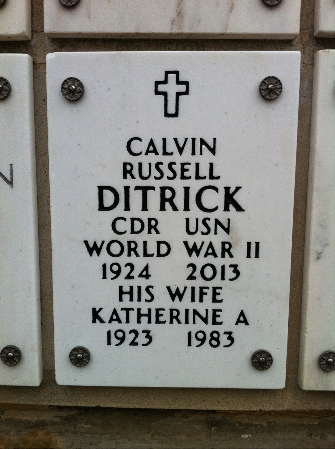 Calvin R Ditrick