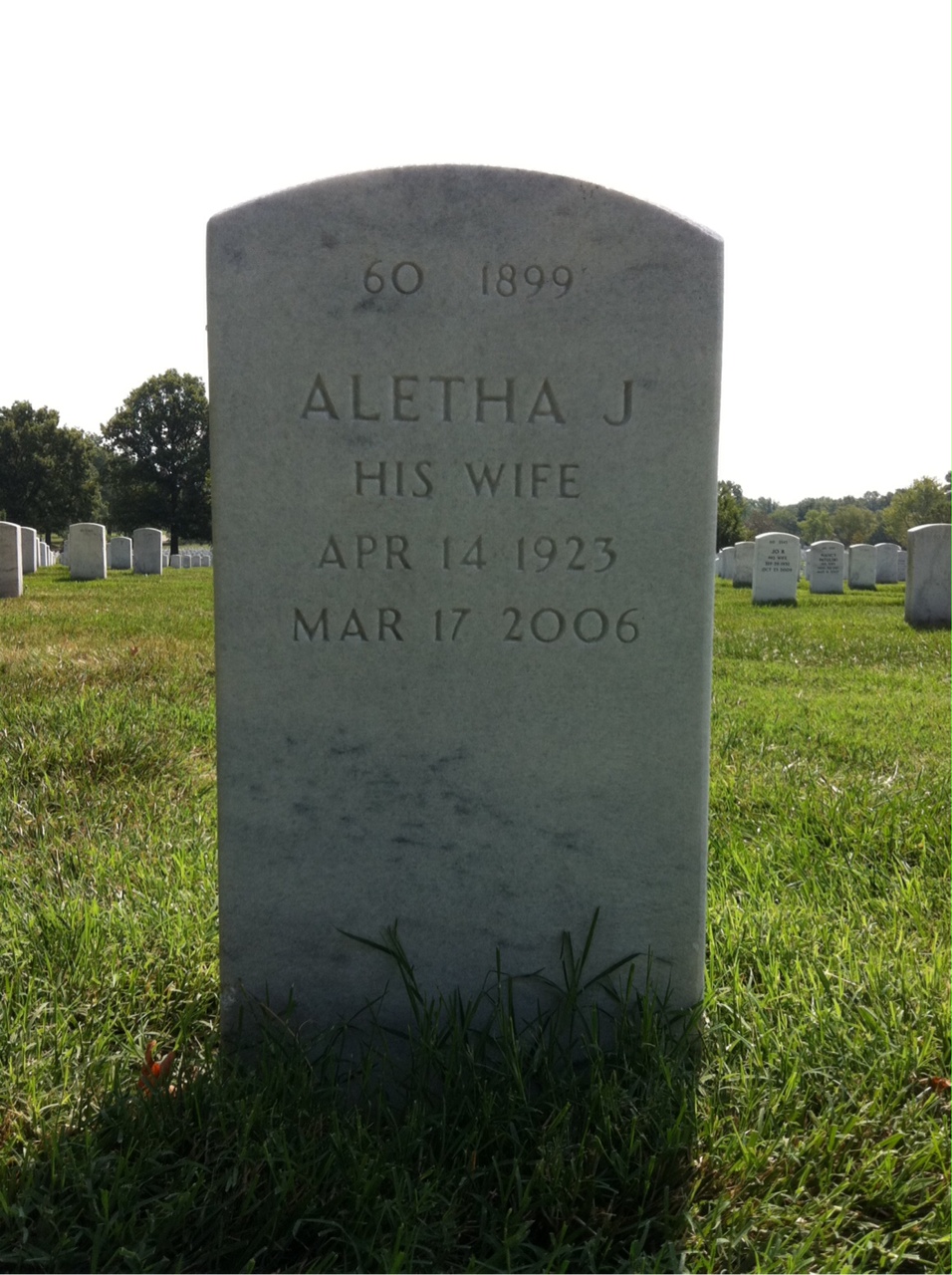 Back of headstone — Leo Brennan