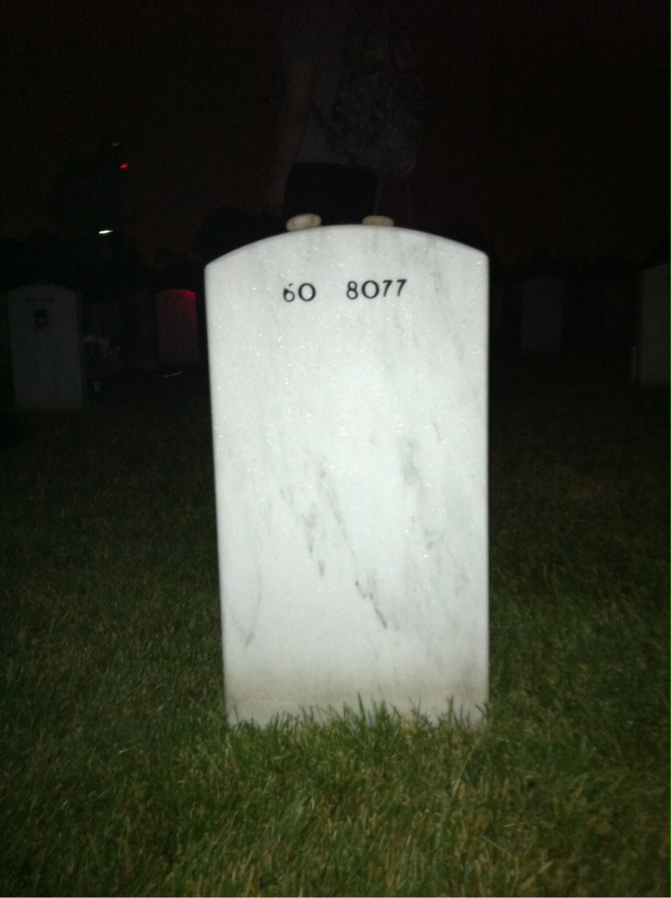 Back of headstone — Patrick Rapicault