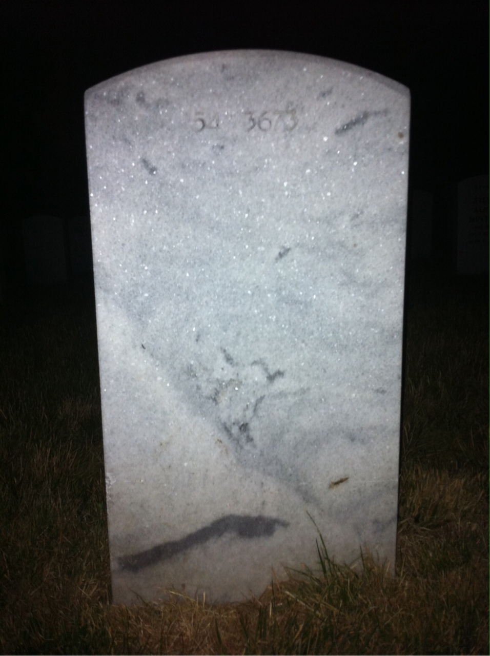Back of headstone — Charles Jardel