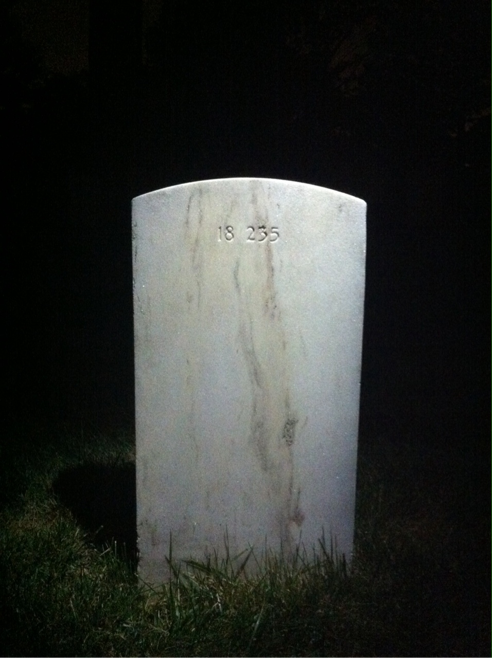 Back of headstone — Patrick Corcoran