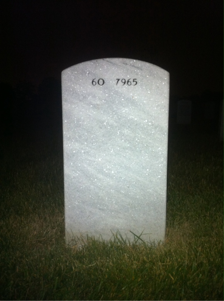 Back of headstone — Eugene Fabian