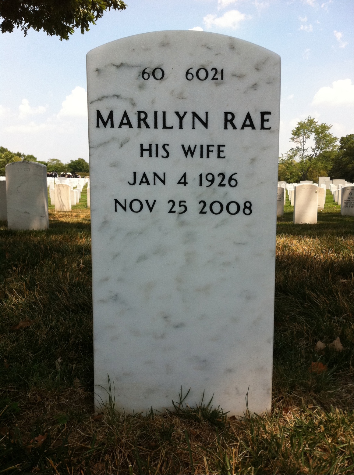 Back of headstone — Joseph Magrane