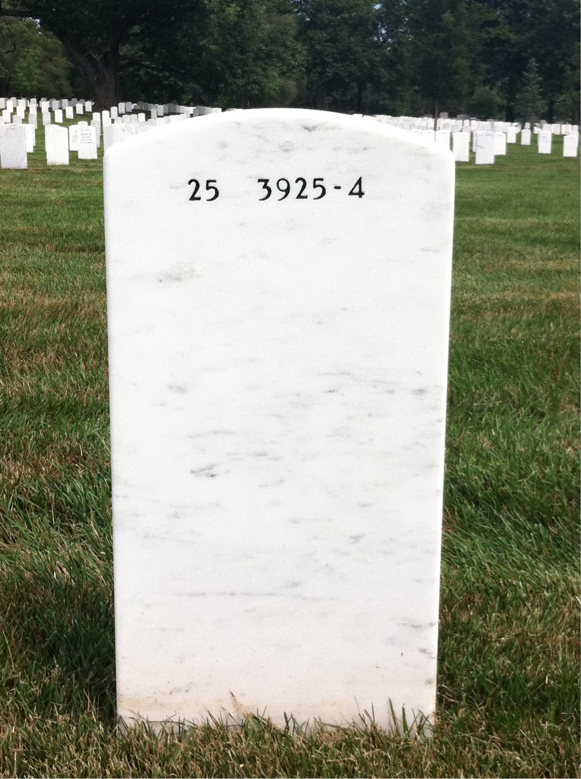 Back of headstone — William Tolar