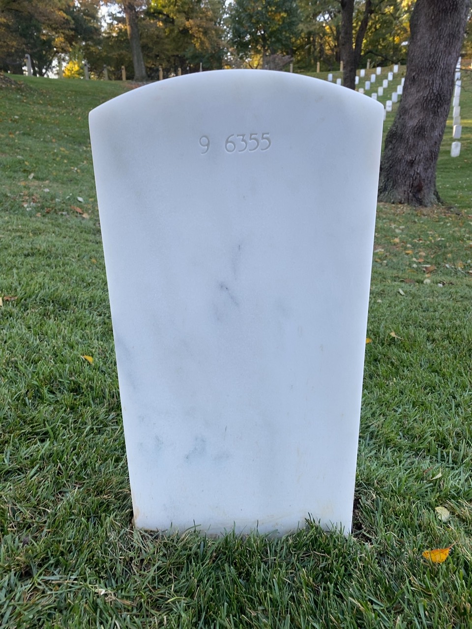 Back of headstone — Terry Michael Westberry