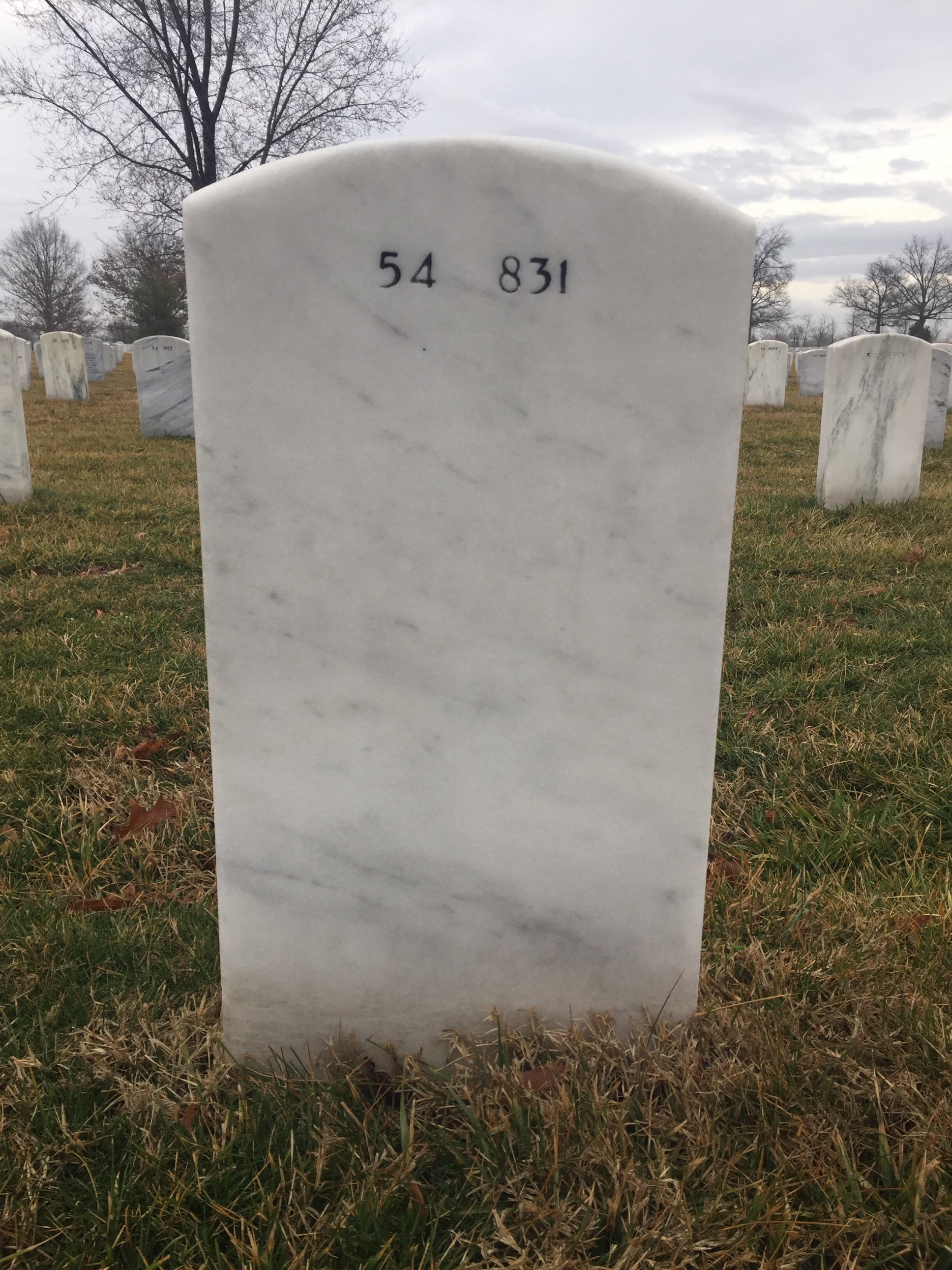 Back of headstone — William Bowden