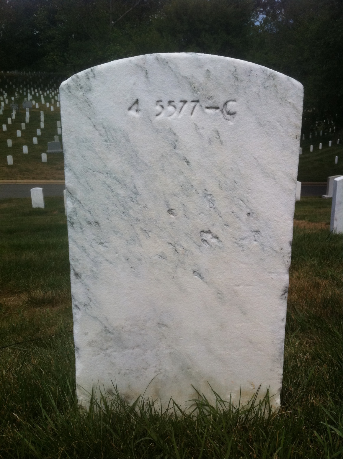 Back of headstone — Kostka Mudd