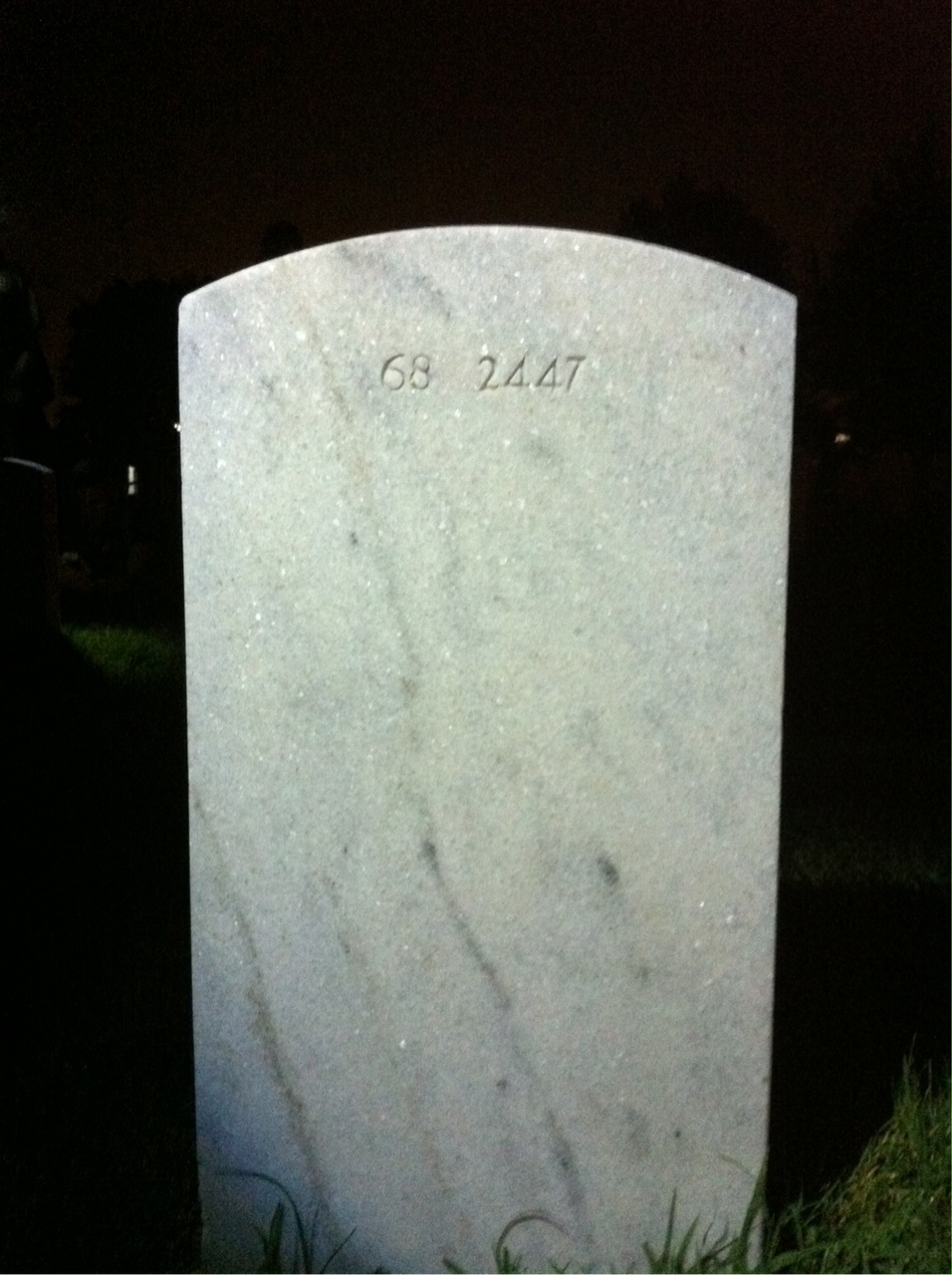 Back of headstone — Tommie Roy Young