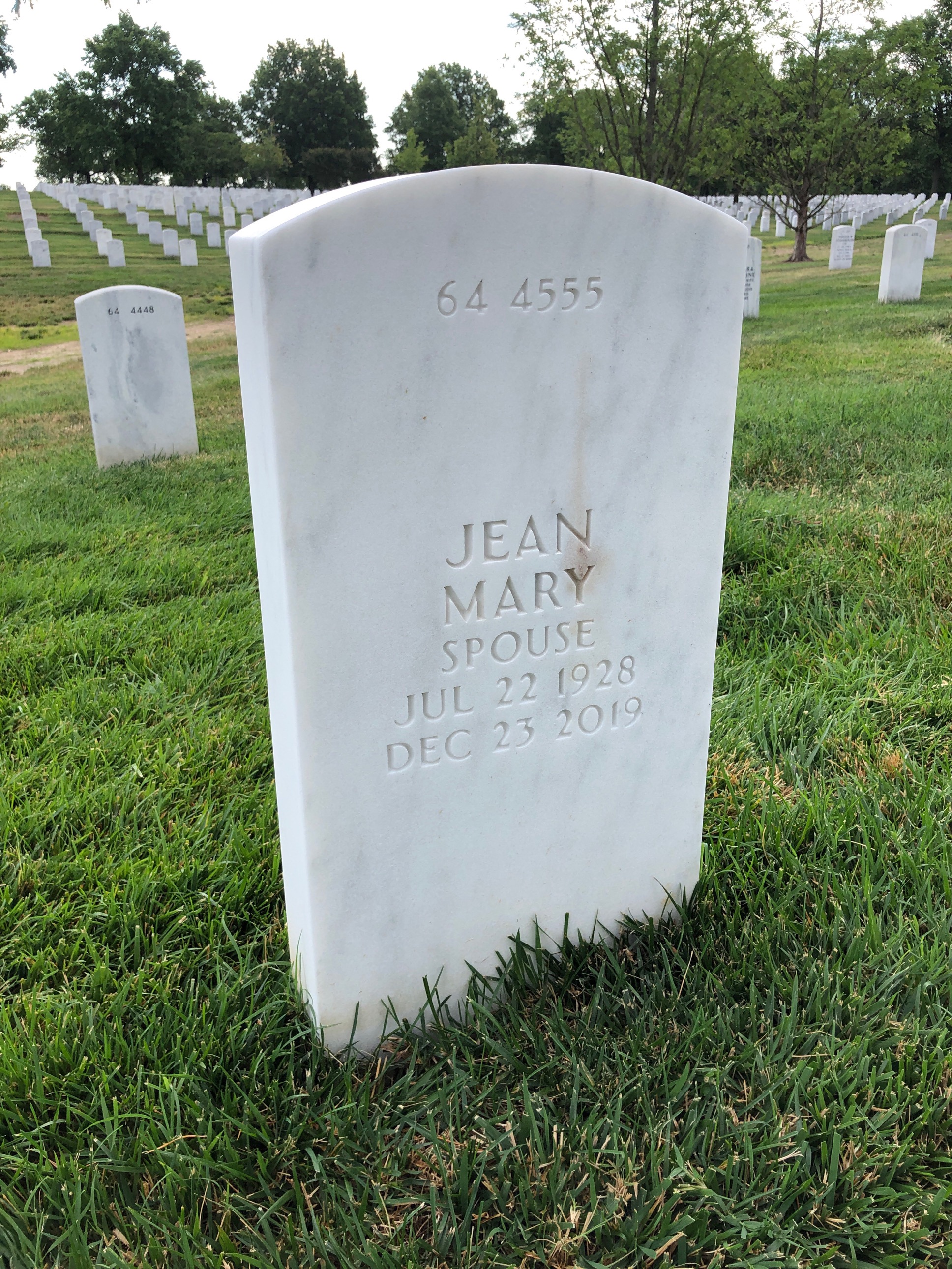 Back of headstone — Edward Courey