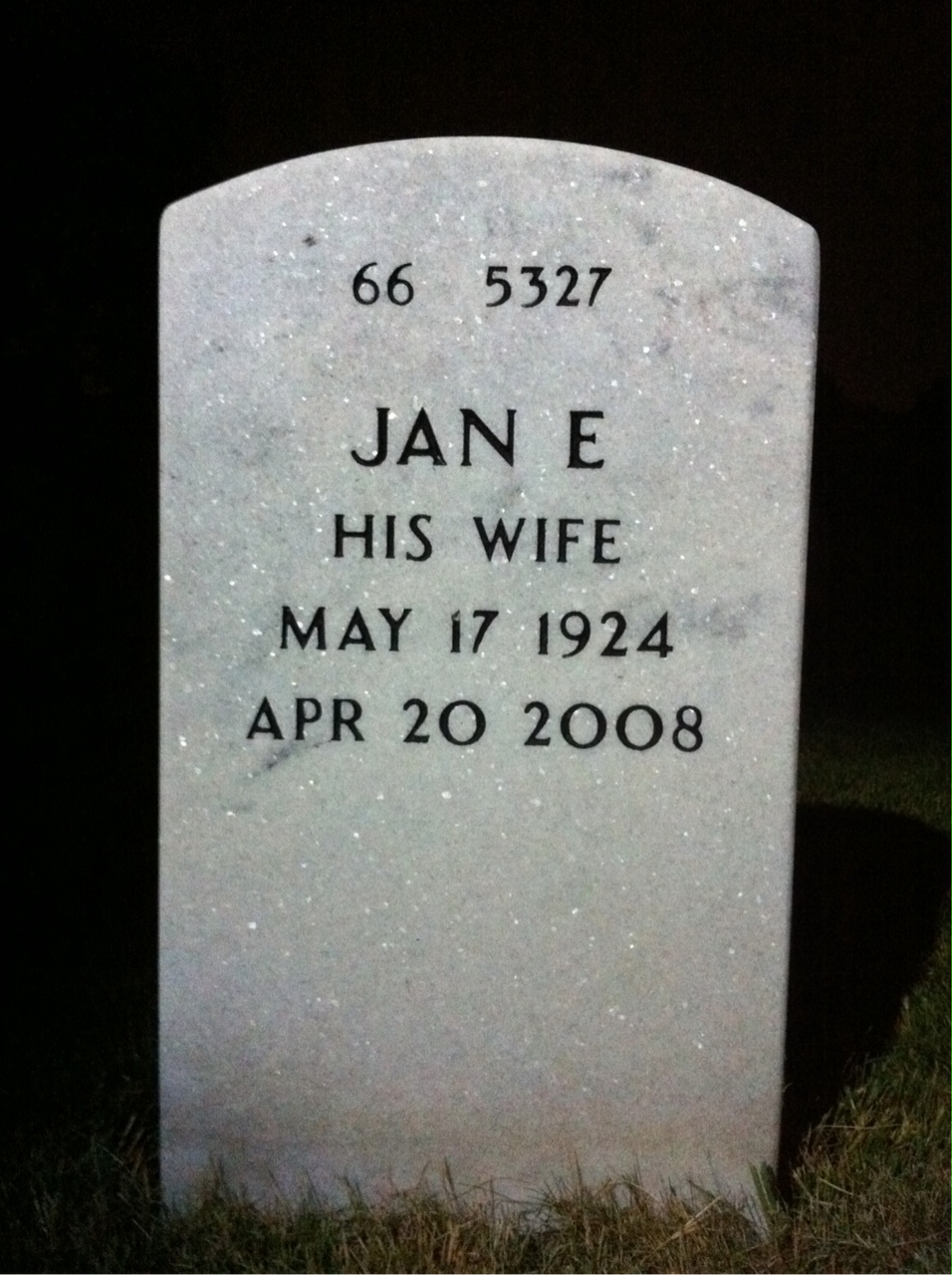 Back of headstone — David Midgett