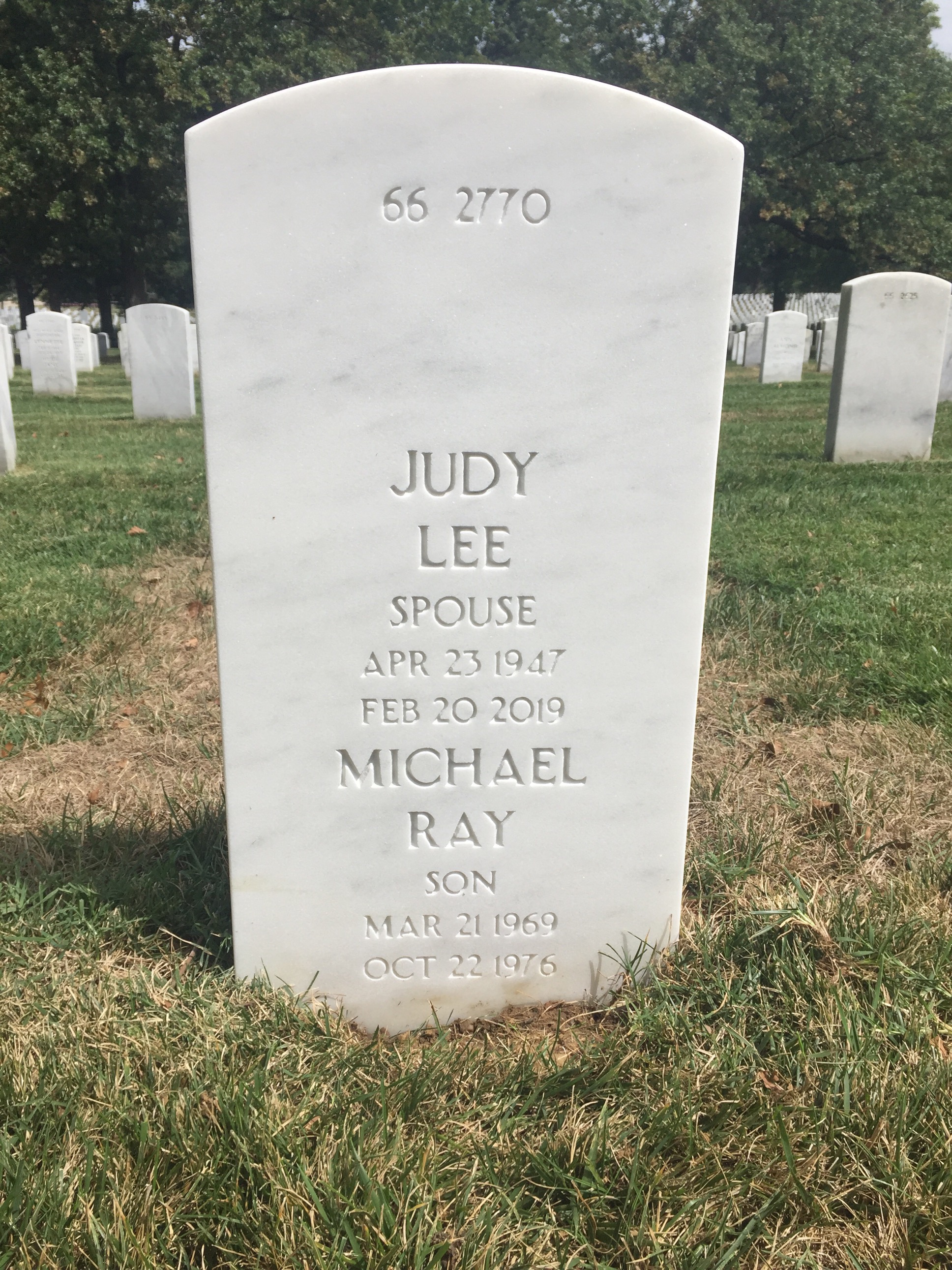 Back of headstone — John Barnett