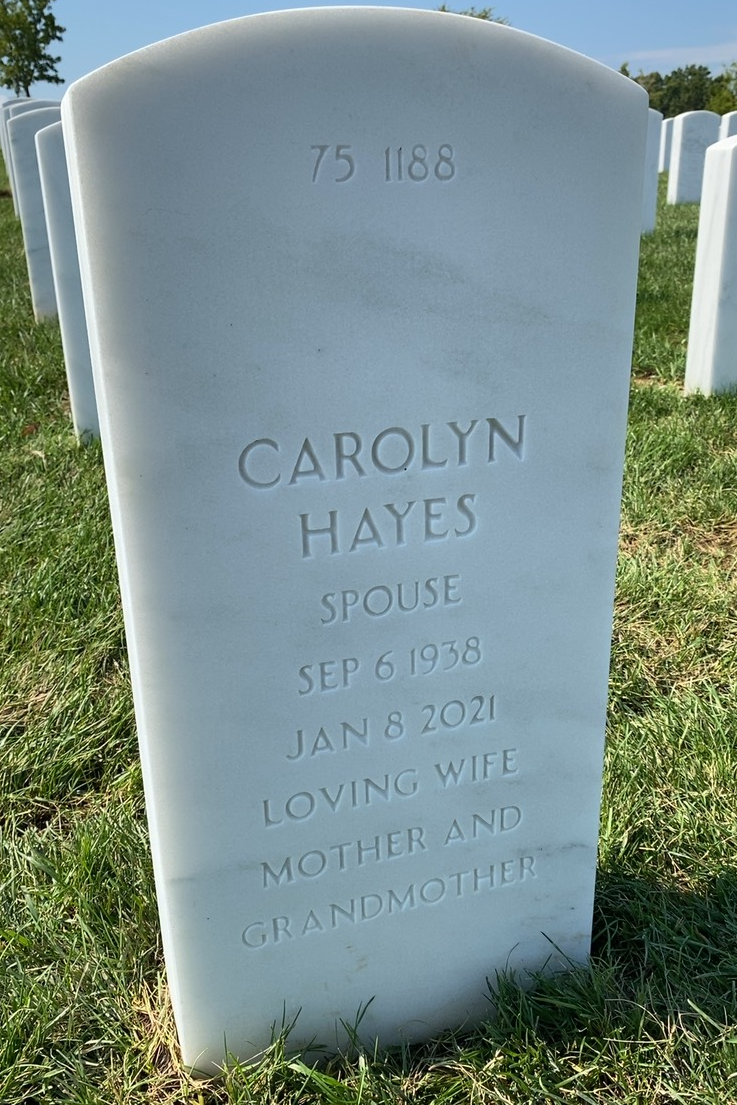 Back of headstone — Walter James Drowns