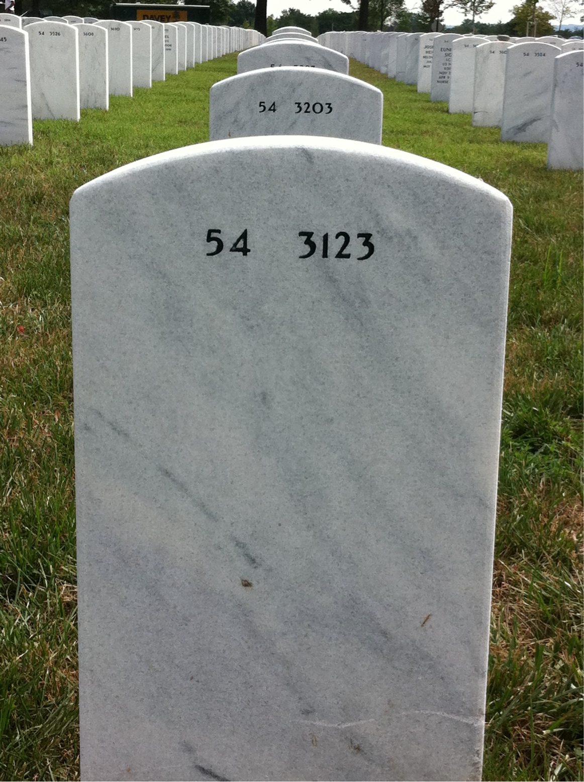 Back of headstone — Joseph Montanaro