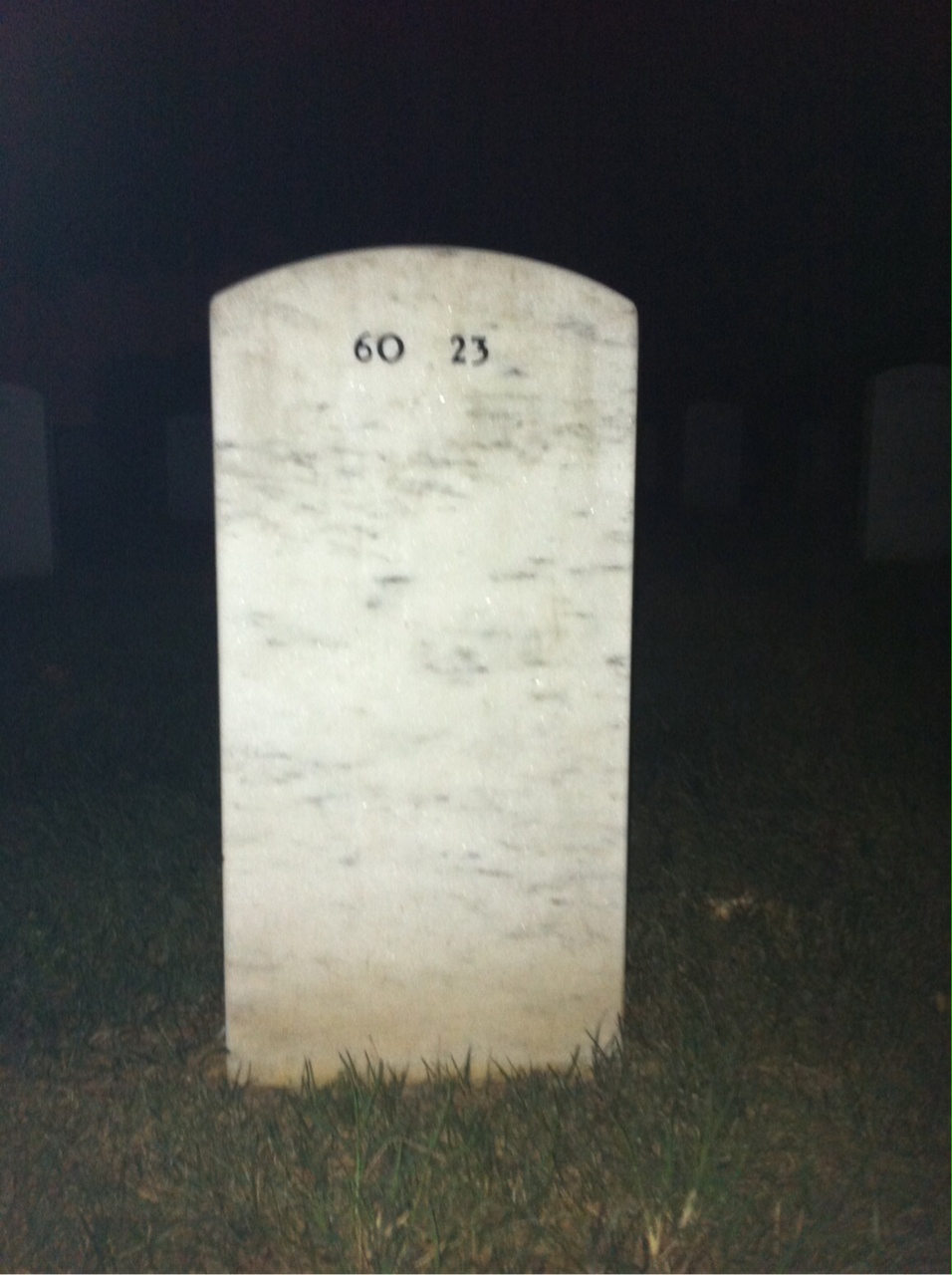 Back of headstone — Vincent Lauria