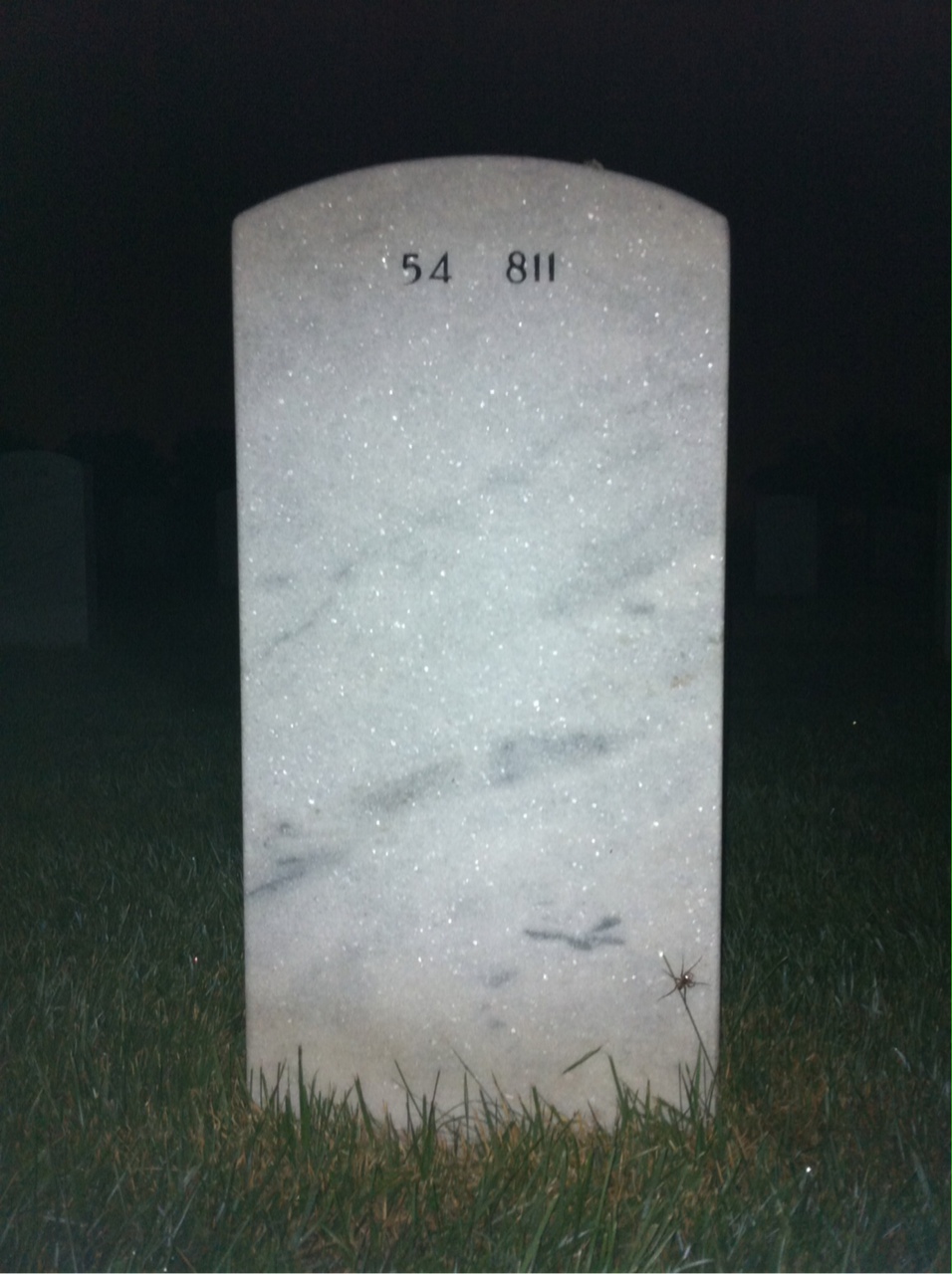 Back of headstone — Richard Francis