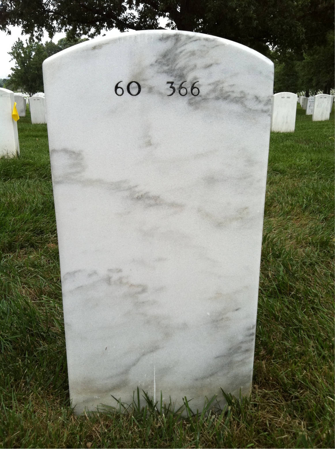 Back of headstone — Robert Newbegin
