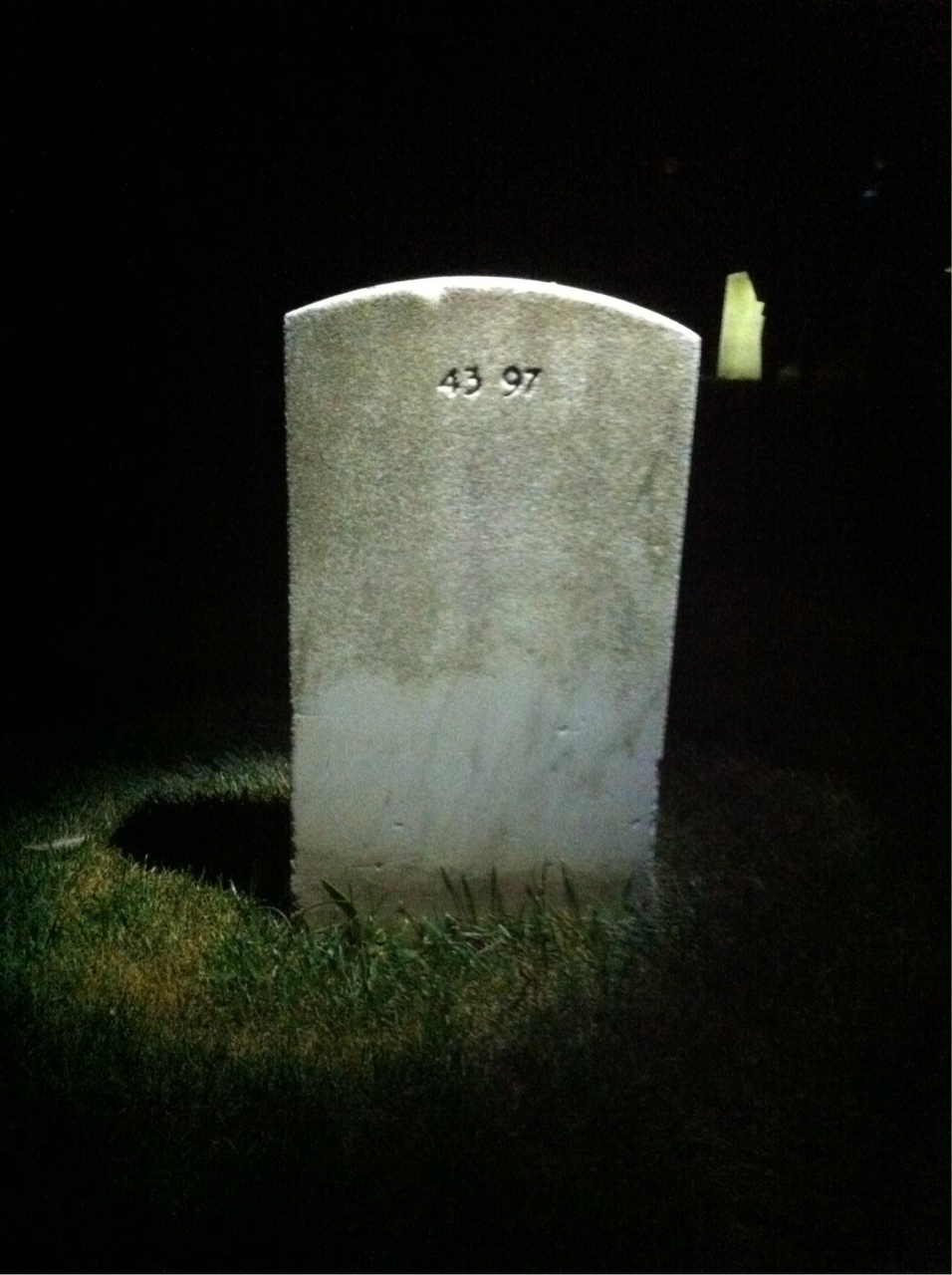 Back of headstone — William Bandler