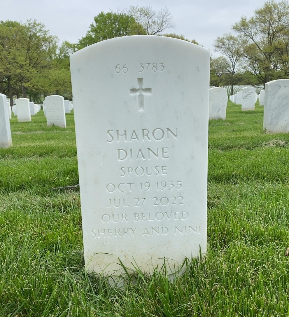 Back of headstone — Norman Gray