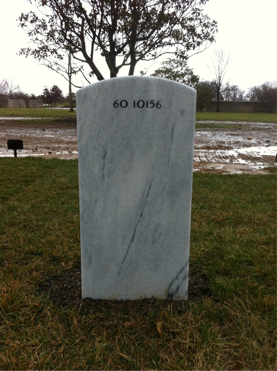 Back of headstone — George Ballenger