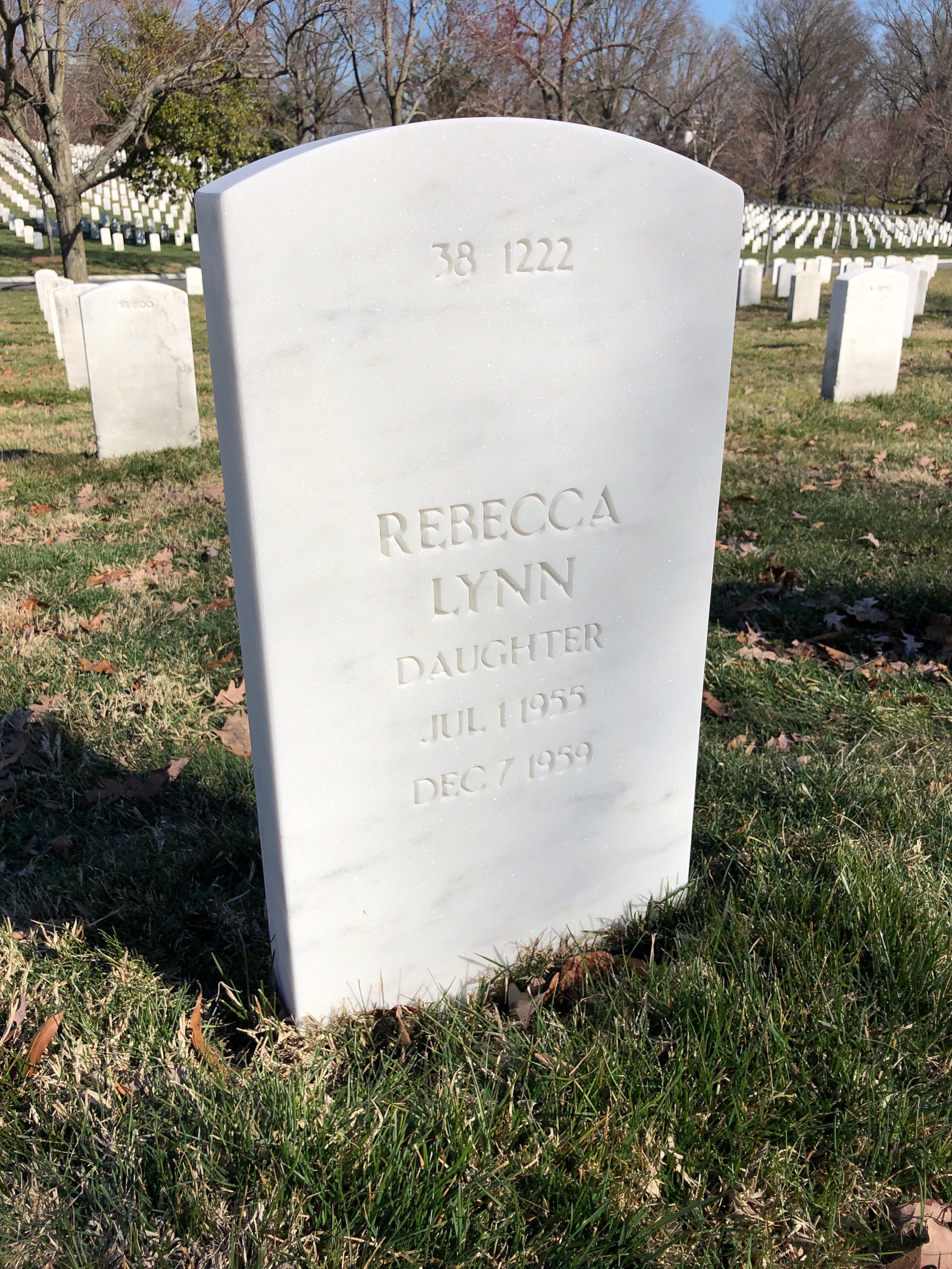 Back of headstone — Wilba W Seymore