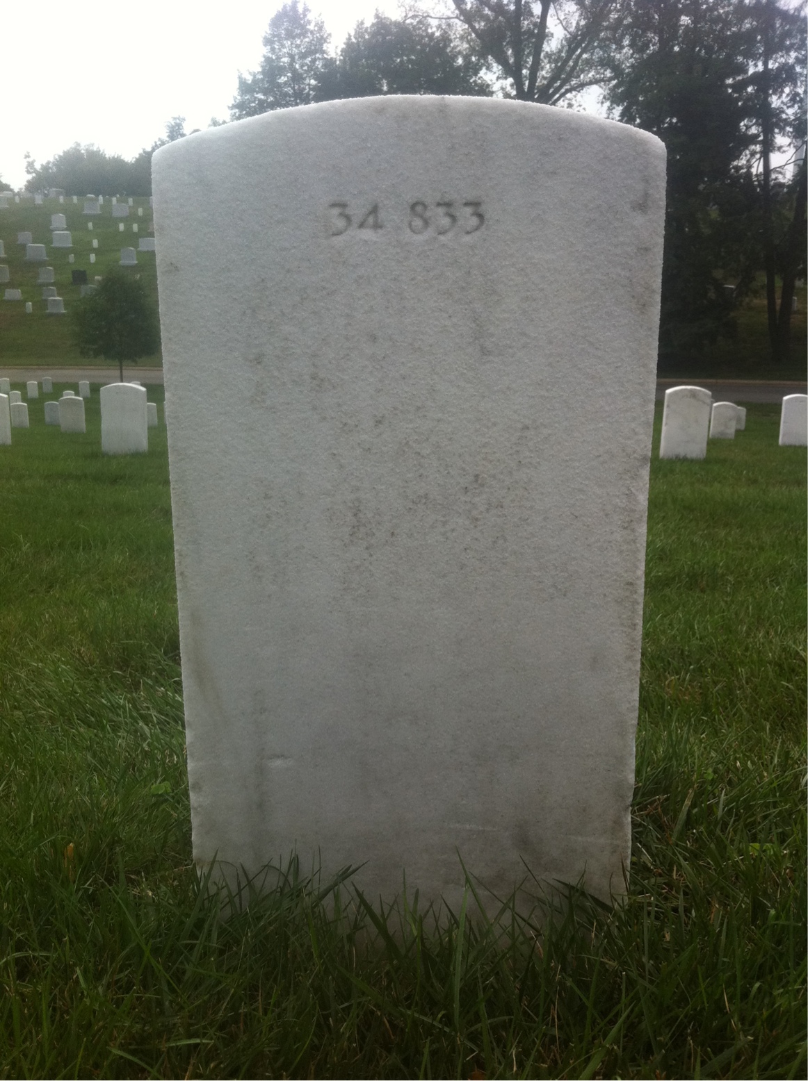 Back of headstone — Robena Estelle Mathers