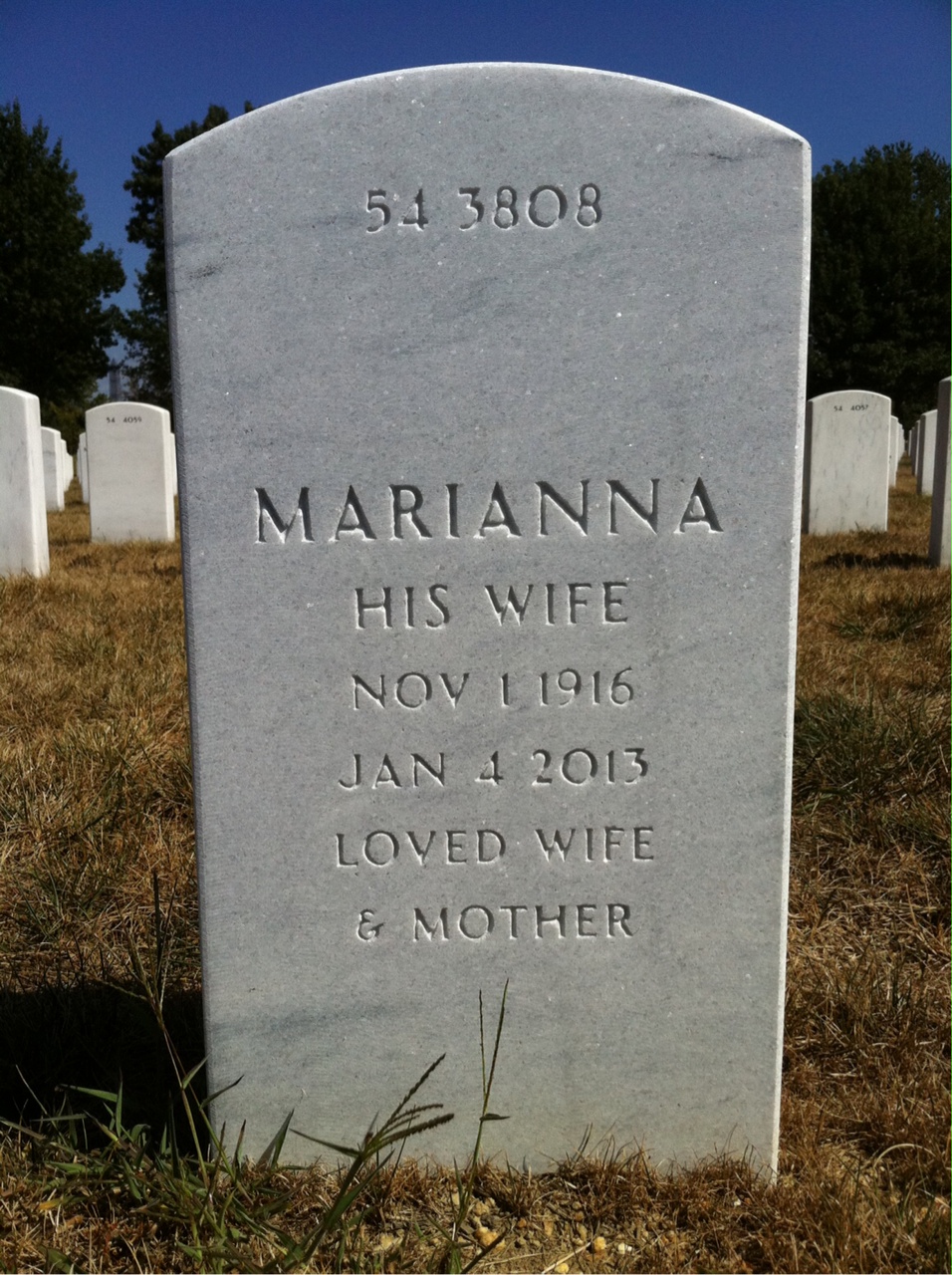 Back of headstone — Charles Haydock