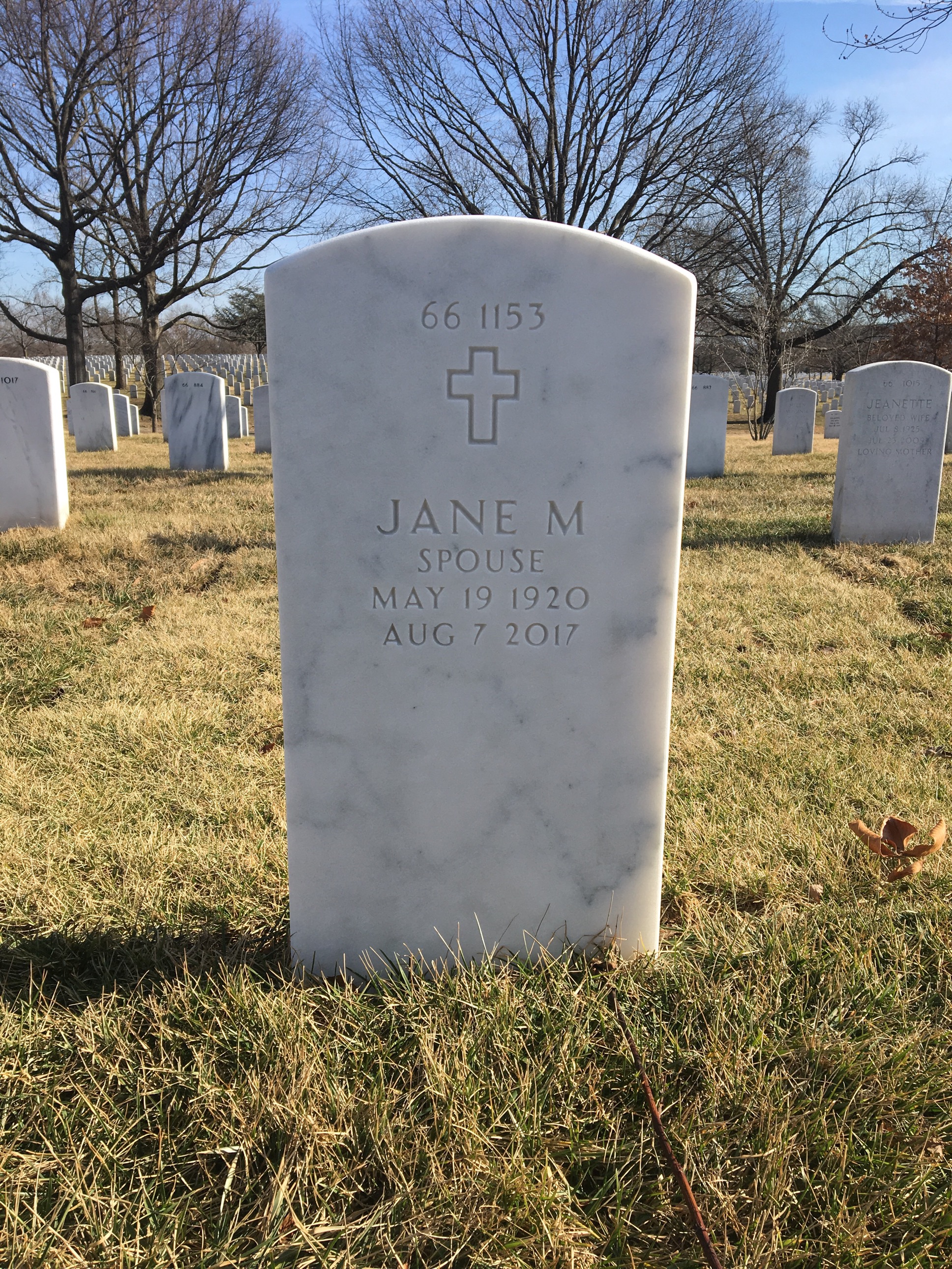 Back of headstone — Robert Reppa