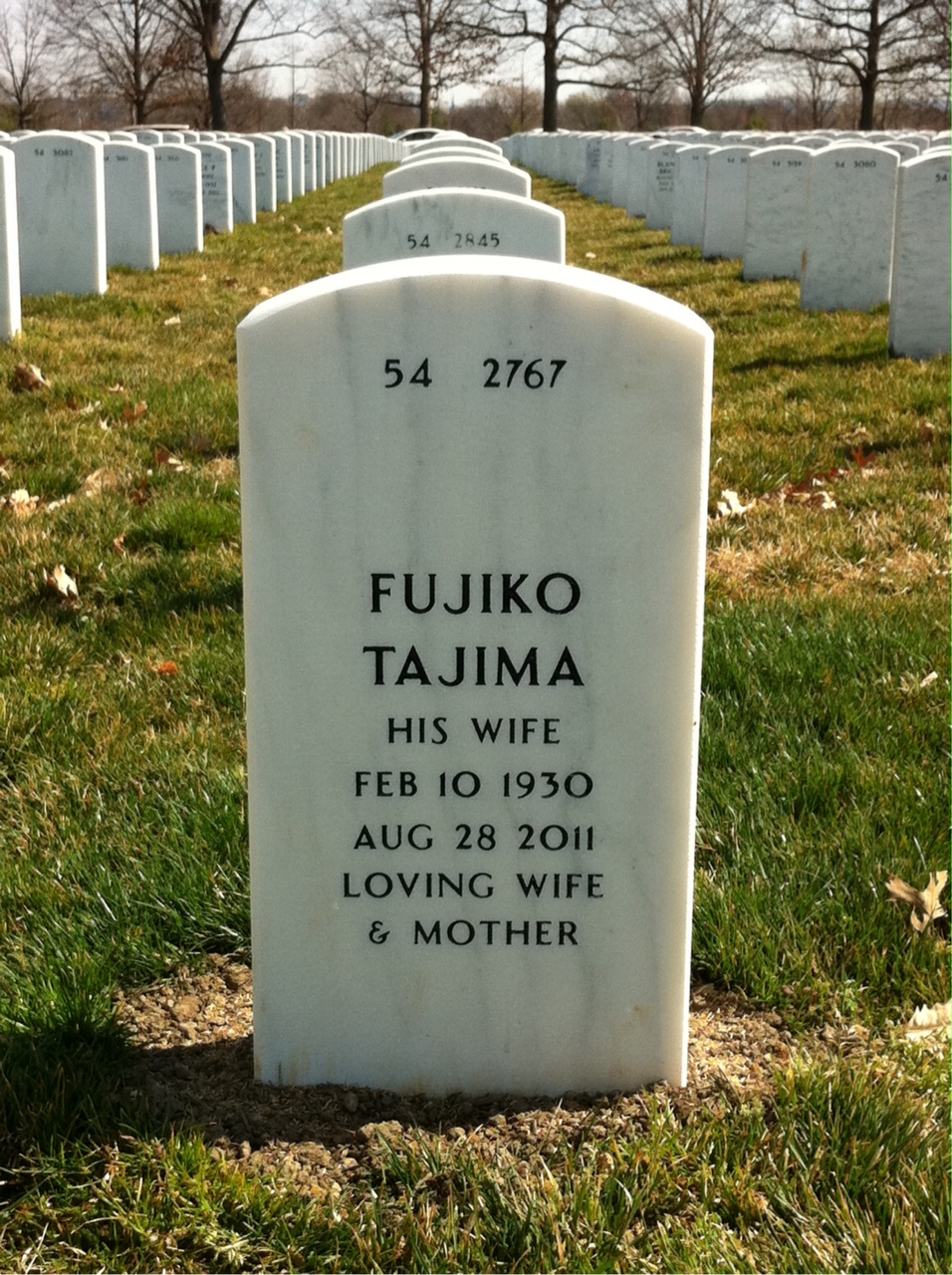Back of headstone — Robert Crawford