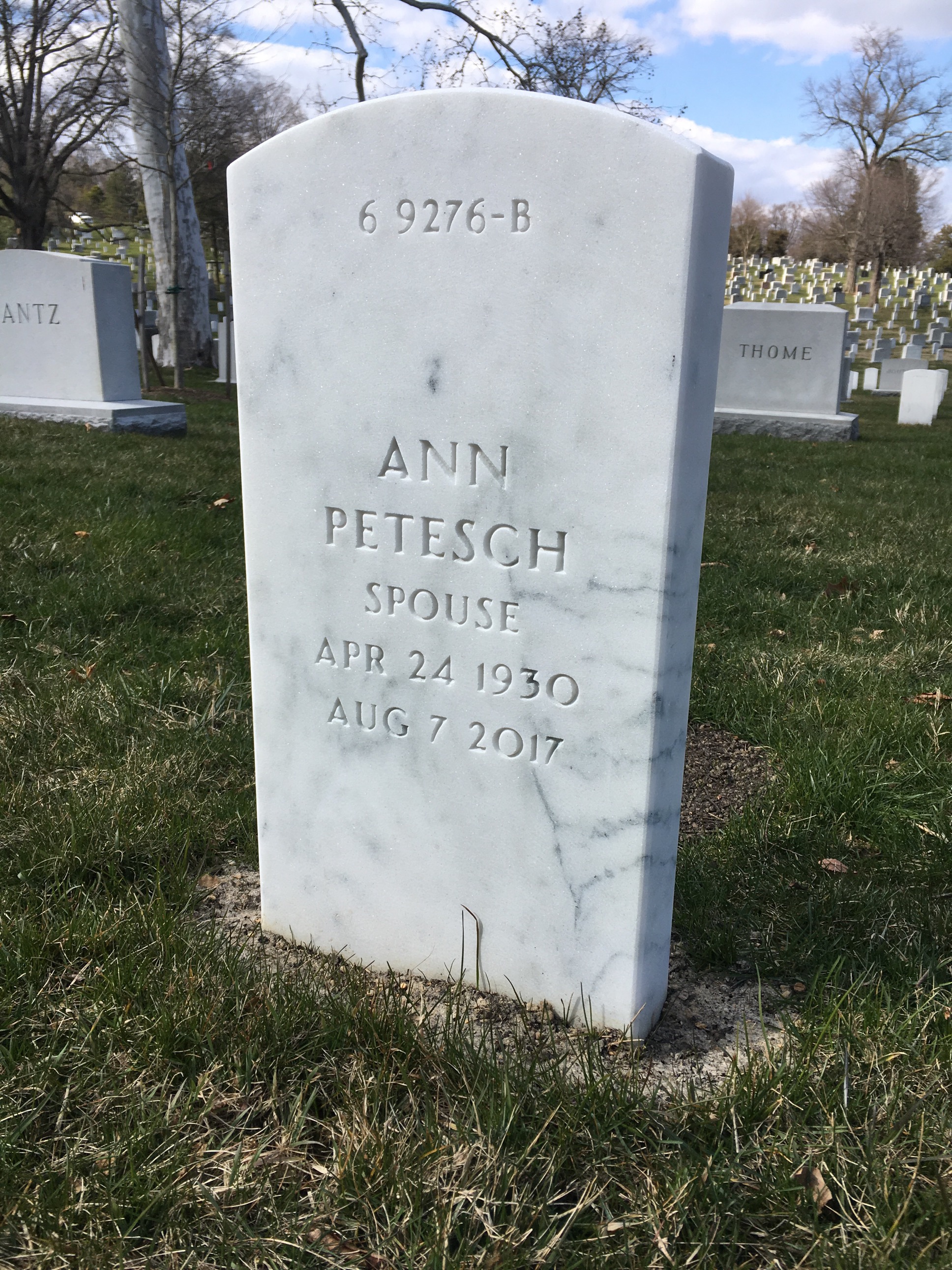 Back of headstone — Rutledge Hazzard