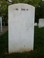 Audie Murphy — Headstone Back
