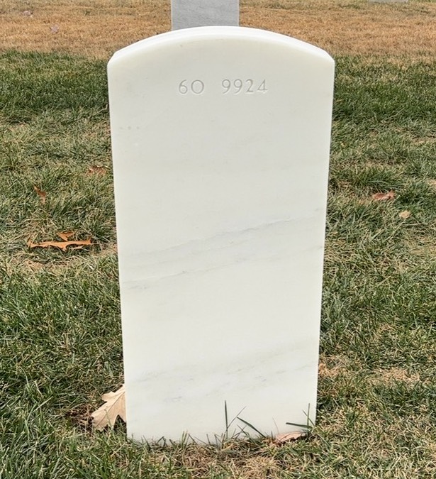Back of headstone — William Aaron Lewis