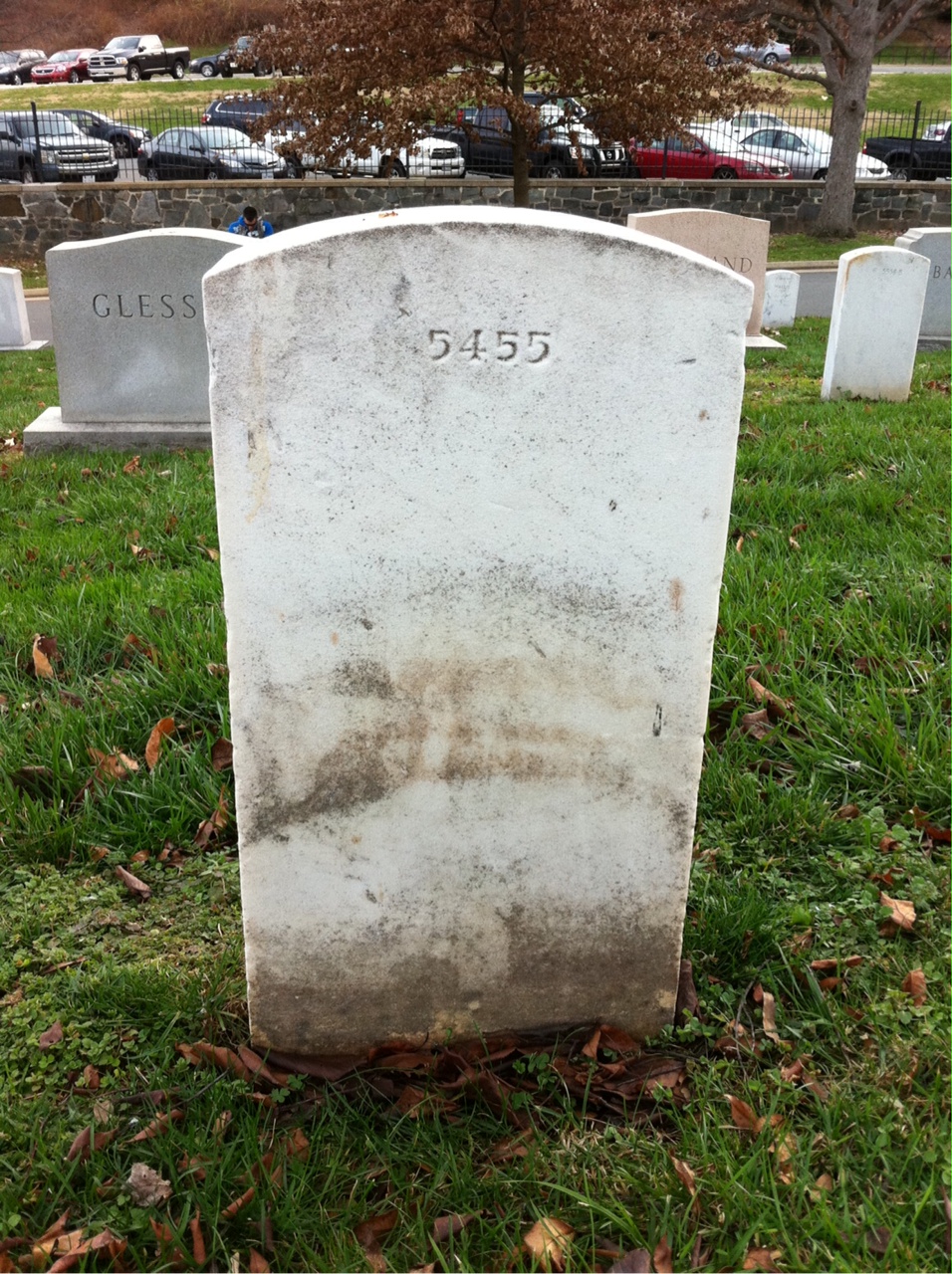 Back of headstone — John Morgan