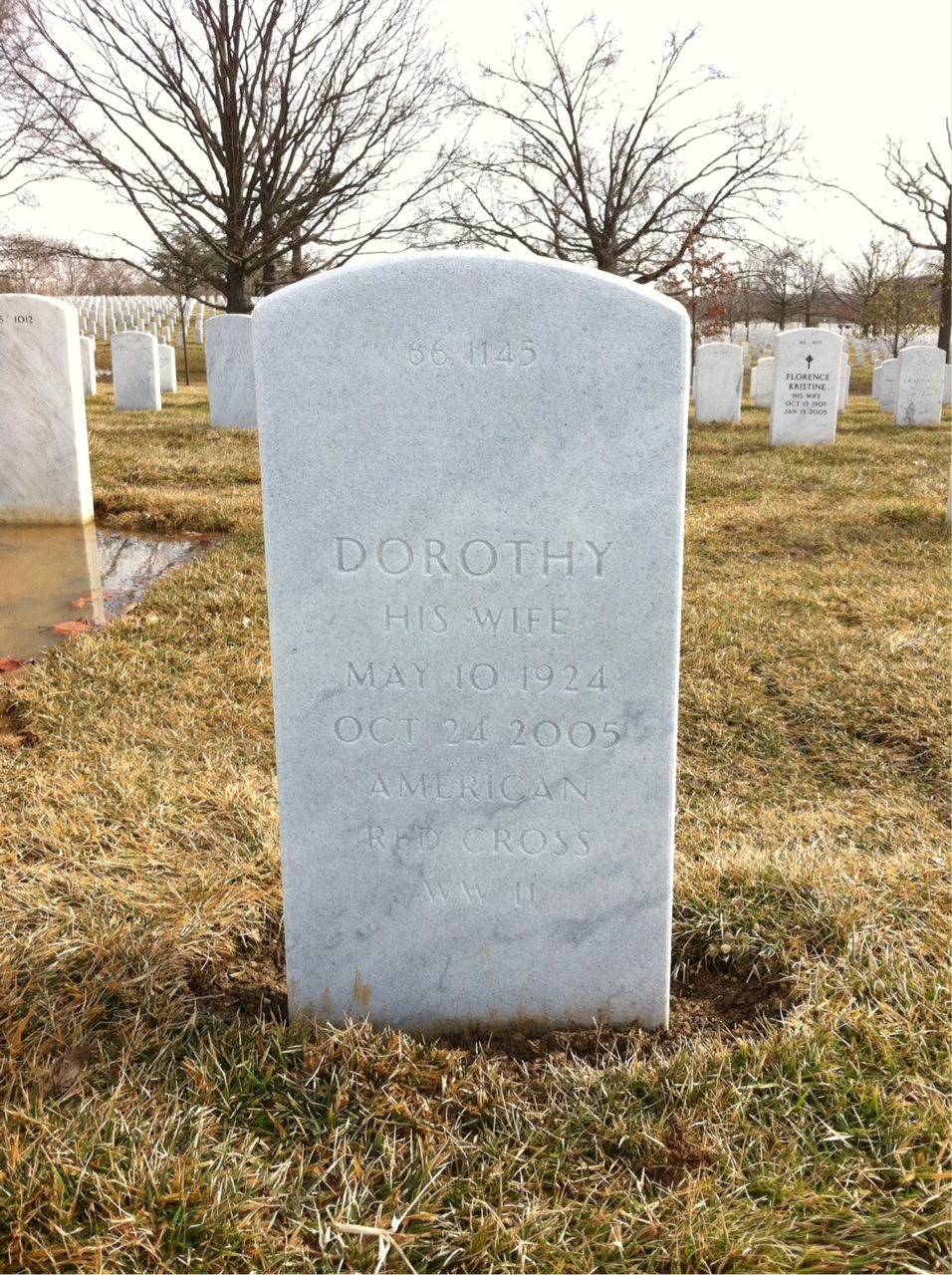 Back of headstone — John Slocum