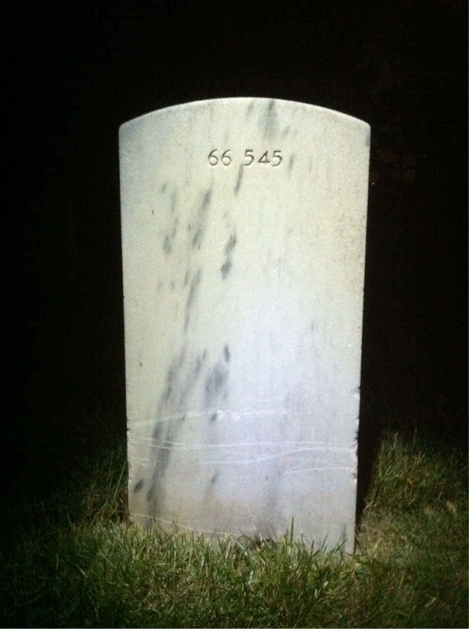 Back of headstone — Edward Murphy