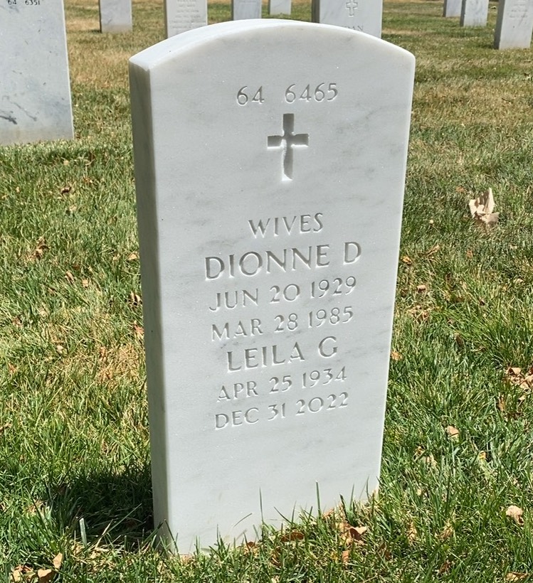 Back of headstone — Edgar Tupman