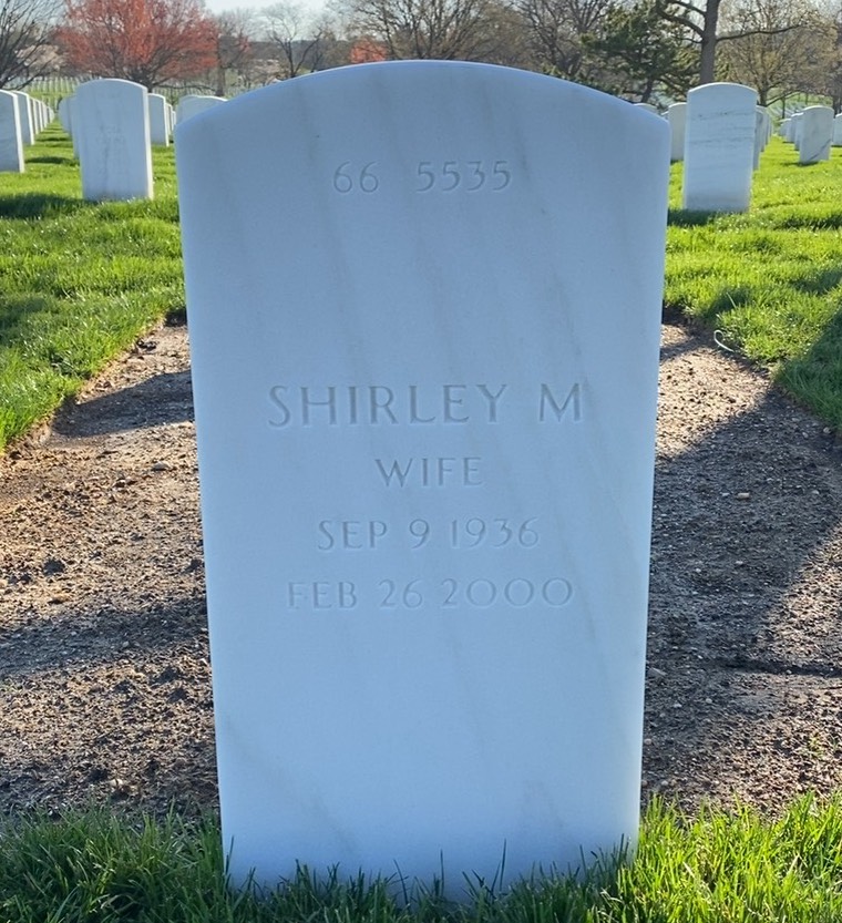 Back of headstone — David Montplaisir
