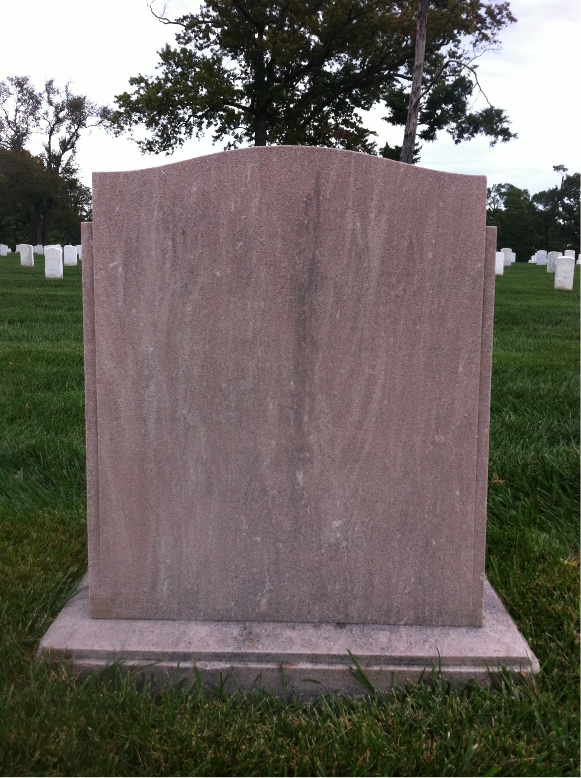 Back of headstone — Agnes Hurdle
