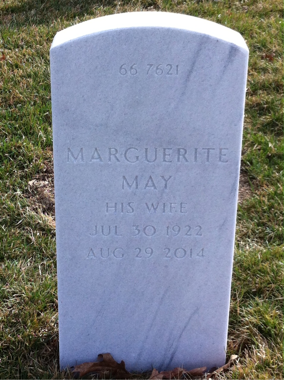 Back of headstone — Forest Abbuhl