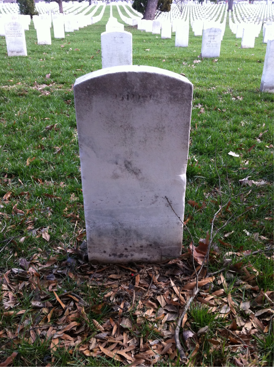 Back of headstone — Joseph Murphy