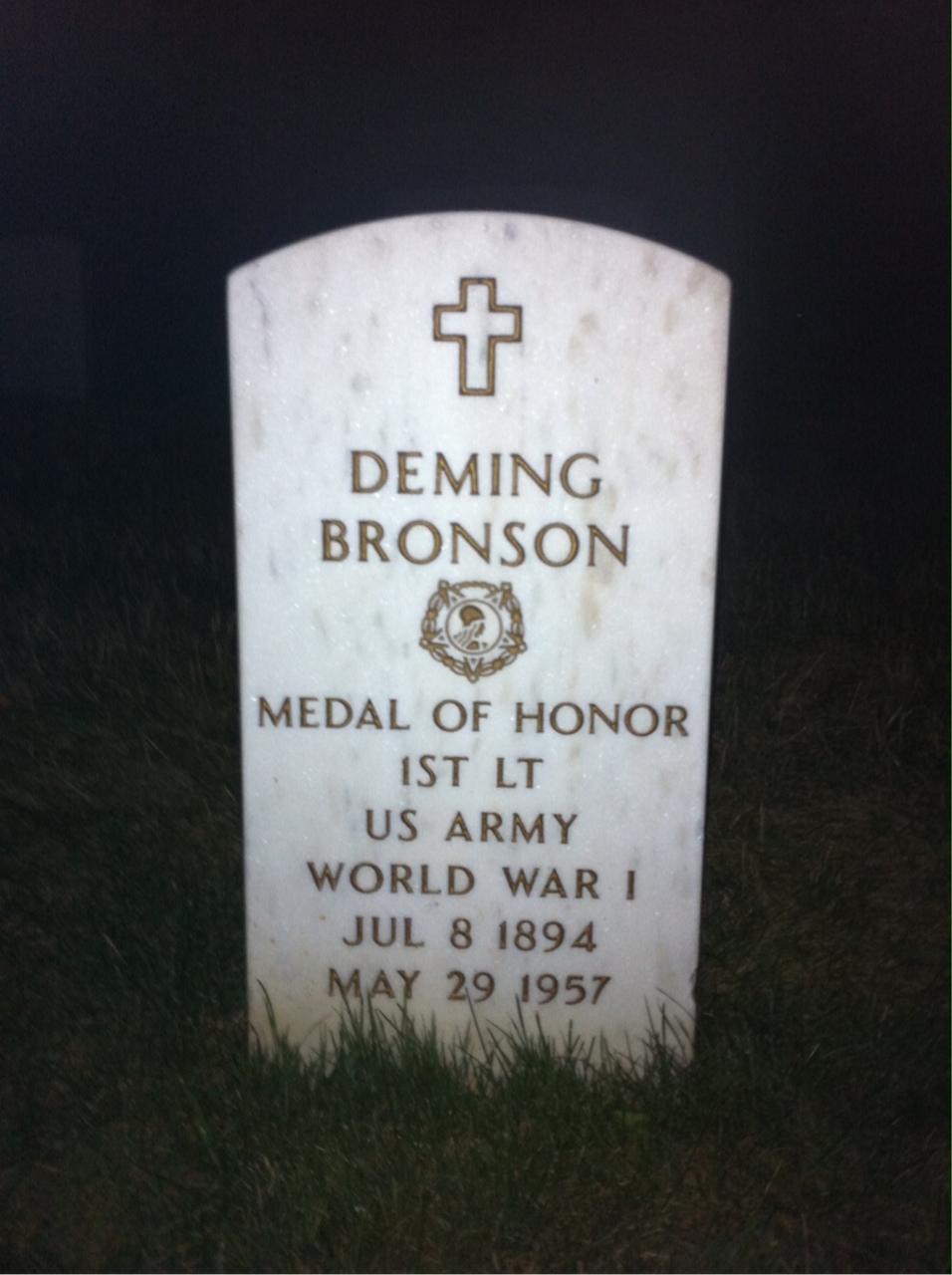 Headstone of Deming Bronson