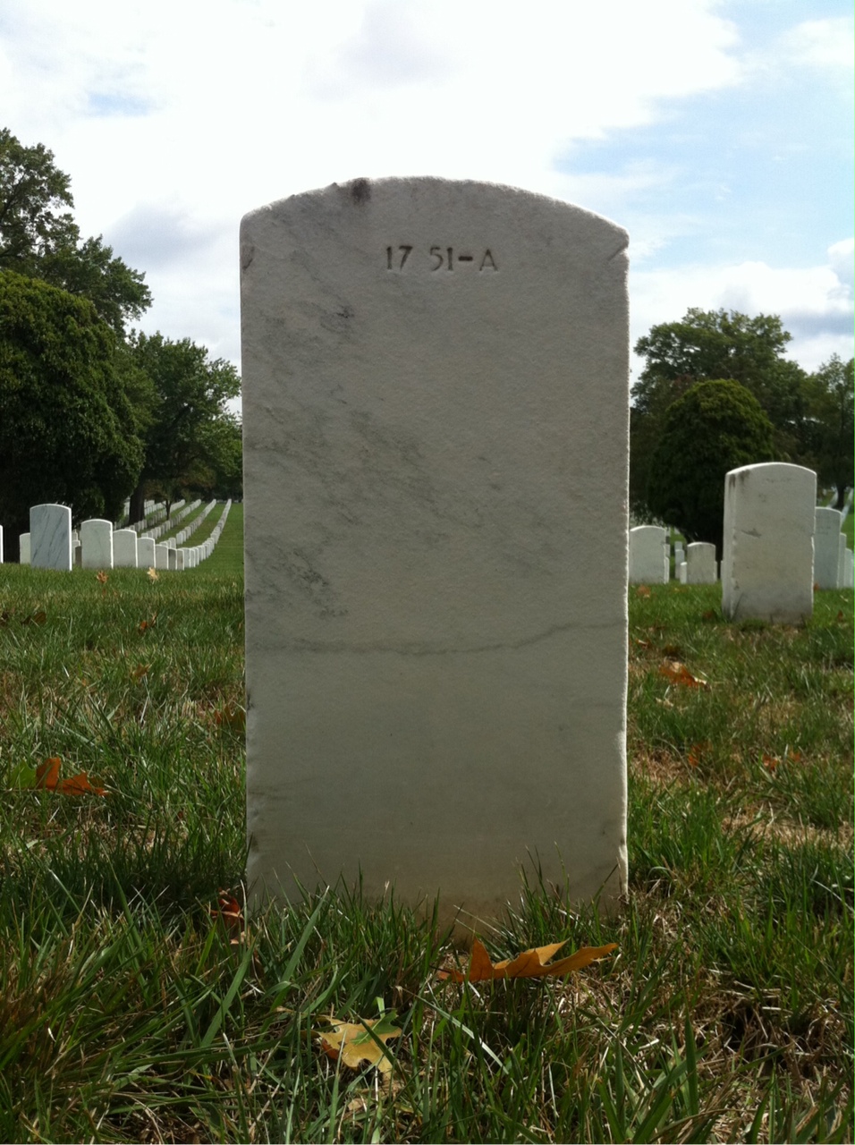 Back of headstone — Audrey Anderson