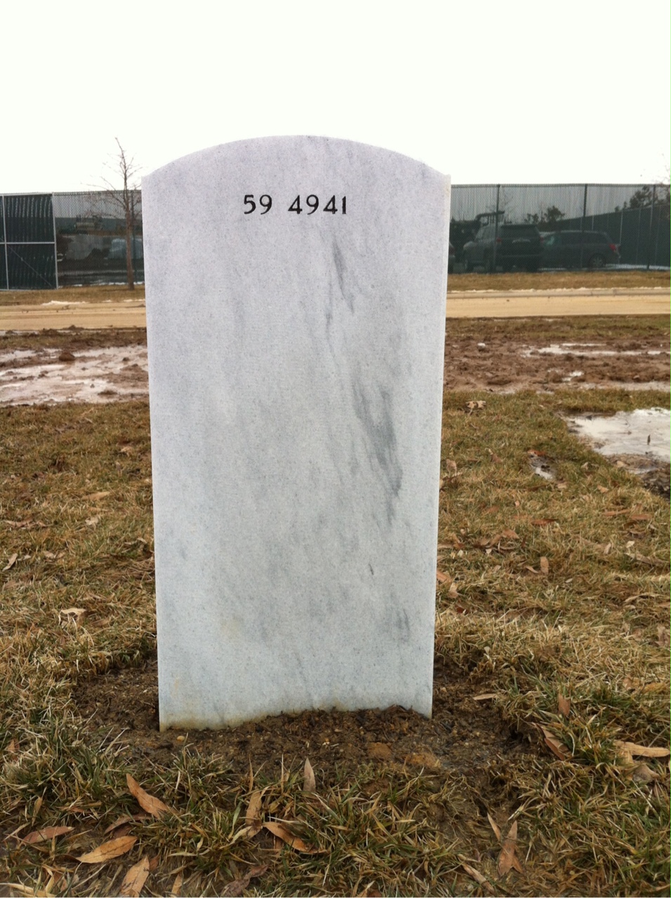 Back of headstone — Tyrone Martinz Maxwell